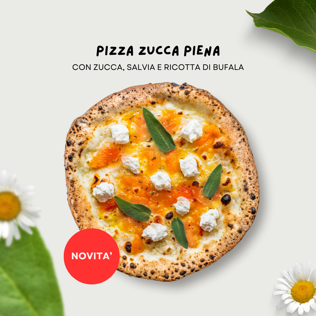 Pizza zucca piena